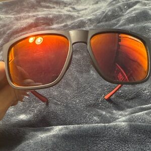 Stylish Black and Red Sunglasses